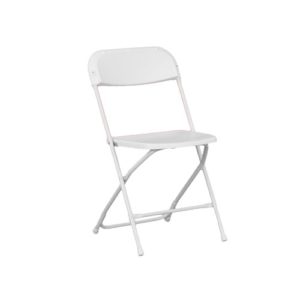 White folding chair rentals in the Scranton Wilkes Barre area