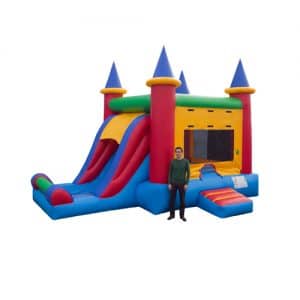 Castle combo bounce house available for rent in the Scranton Wilkes Barre area from Sir Bounce-A-Lot